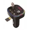 FM raidītājs VAKOSS TC-B439K Bluetooth USB, 87.5–108 MHz, microSD/USB atskaņošana, 5V/3.1A izeja, RGB displejs
