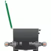 Savienotājs sprinkleru sistēmai 25mm > 1, melns/pelēks