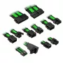 Kabeļa pagarinājuma komplekts Kolink COREPRO-EK-12VT1-GRN 12V 2x6 Venom Green