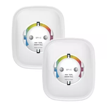 Gosund SP1-HE WiFi viedā kontaktligzda divu komplekts, HomeKit saderīga, 16A, 2 gab.