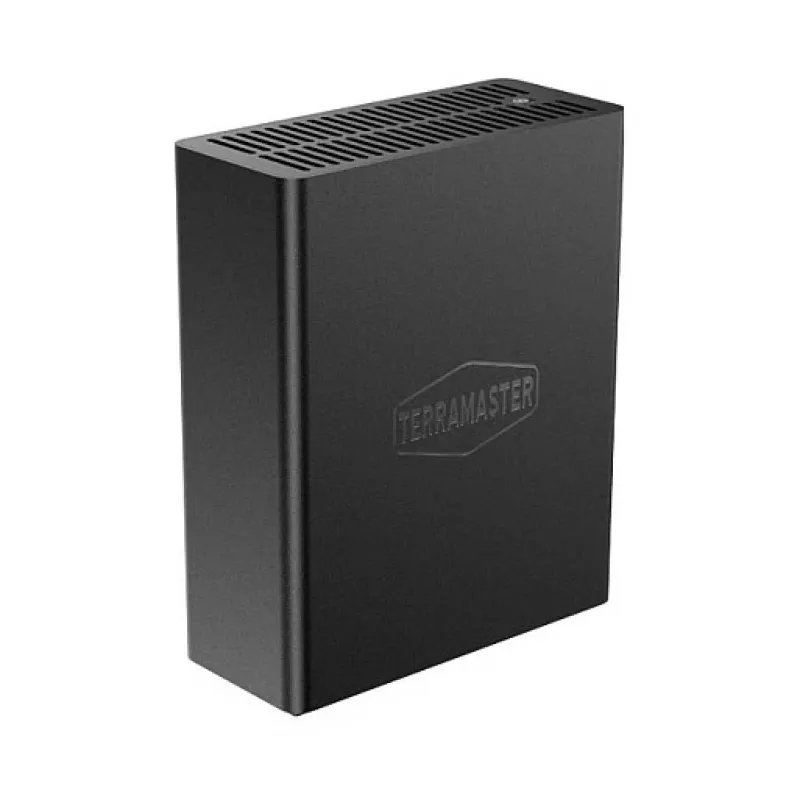 TerraMaster F8 SSD NAS / glabāšanas serveris, galddators, Intel N95, 8 GB DDR5, melns