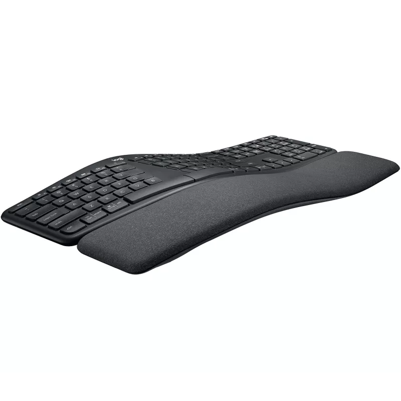Logitech ERGO K860 - Bezvadu tastatūra - 2.4 GHz, Bluetooth 5.0 - QWERTY - GB - Grafīta