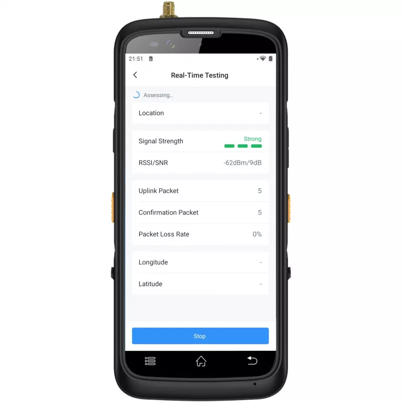 Milesight FT101-868M — LoRaWAN un Wi‑Fi lauka testeris
