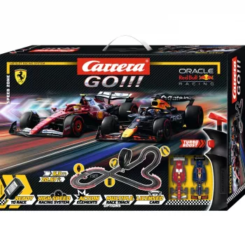 CARRERA GO!!! Speed Zone – modulārs elektriskais sliežu ceļš slotauto sacīkstēm