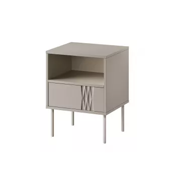 Naktsgaldiņu komplekts 2 gab. cama meble TRESSE 44×40×53 cm, cashmere matt, 1 atvilktne, 16 mm rāmis