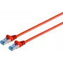 Tīkla kabelis S/CONN 75717-R Sarkans 7,5m Cat6a S/FTP
