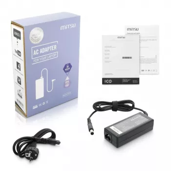 Barošanas bloks MITSU DELL 19.5V 3.34A — ārējais klēpjdatora lādētājs