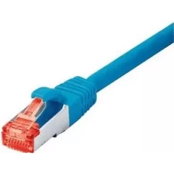 Tecline exertis Connect - Patch-Cable - RJ-45 (vīriešu) uz RJ-45 (vīriešu) - 20 m - SSTP kabelis - CAT 6 - Bezhalogēna - Zils (71520B)