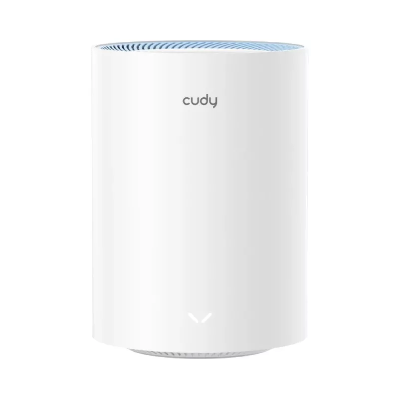 Cudy M1200 2 komplekts — divjoslu Wi‑Fi 5 (300/867 Mbps), 2 vienības, 1x LAN ports, atbalsta 100 ierīces