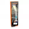 Media-Tech MT222 Leditou LED galda lampa ar 15 W Qi bezvadu uzlādi, pulksteni, modinātāju, termometru, baltā krāsā