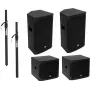Aktīvais PA komplekts Omnitronic 20000529 2000W