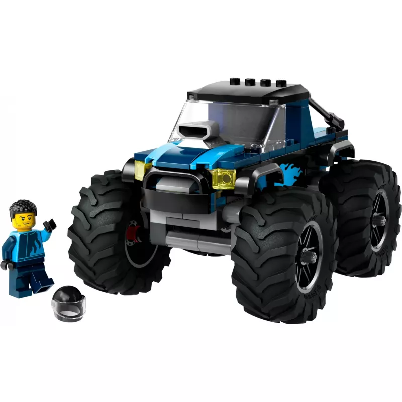 Konstruktors LEGO City 60402 Zils Monster Truck ar lielām riepām, 148 gab., 1 minifigūra, vecumam 5+