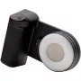 Selfie gaisma RealPower Selfie MagFree LED Melna Balta ABS PU