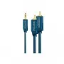 MP3 adaptera kabelis (3,5 mm audio ligzda/2x RCA spraudnis) - 2,0 m, papildu adapteris MP3 atskaņotājiem, iPod un viedtālruņiem