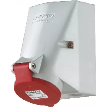 MENNEKES CEE sienas kontaktligzda 5x16A 419 TwinCONTACT 6h 400V IP44 UT 180°