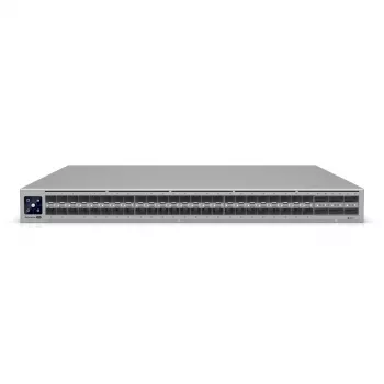 Ubiquiti ECS-AGGREGATION uzņēmuma kampusu apkopošanas slēdzis, 1.8 Tbps, augsta blīvuma 100G/25G Layer 3 ar Etherlighting