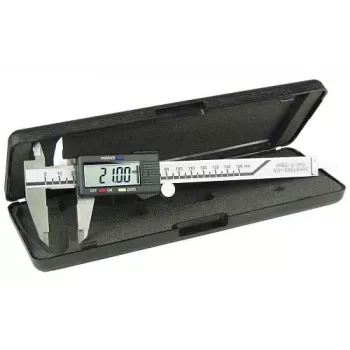 Bīdmērs metāla plastmasas melns sudrabs InLine 43002