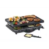 Steba RC 28 čuguna raclette grils, 1400 W, 8 pannu komplekts, melns