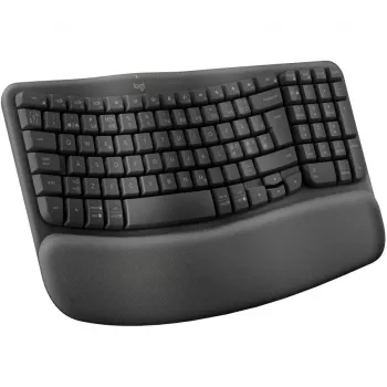 Logitech Wave Keys Office tastatūra RF bezvadu + Bluetooth QWERTY dāņu, somu, norvēģu, zviedru, grafīta