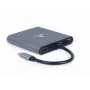 Gembird a-CM-COMBO6-01 USB-C 6-in-1 Doks/Portu replikators