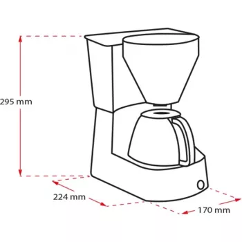 Easy filtru kafijas automāts melns