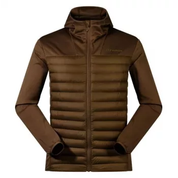 Vīriešu Berghaus Vaskye Hybrid Jaka ar Kapuci, izmērs L, brūna