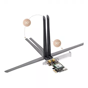 Cudy WE3000 iekšējā tīkla karte WLAN / Bluetooth 2400 Mbit/s