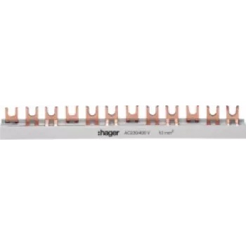 Hager KDN363B – 3-fāžu savienojošā kopne (busbar) 57 moduļiem