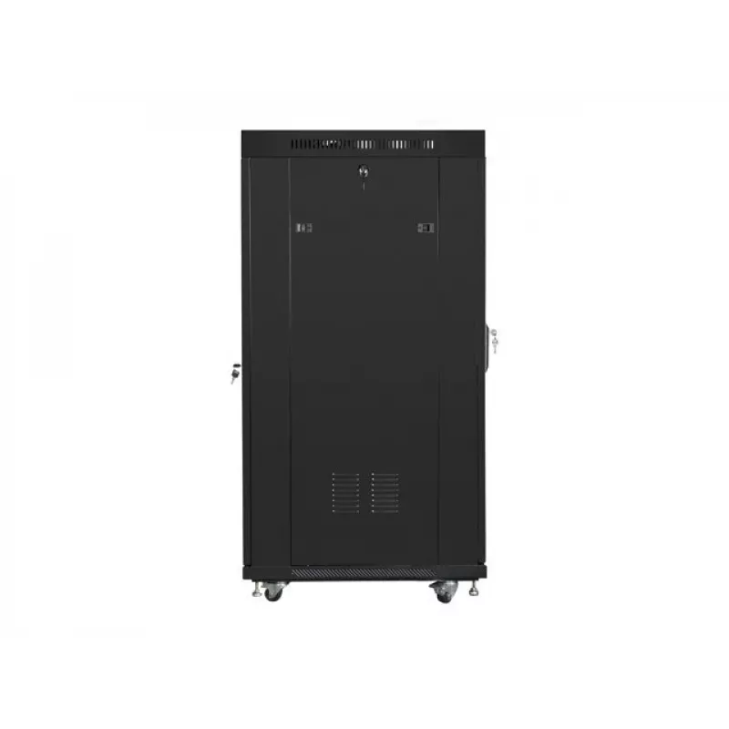 Brīvi stāvošs skapis Lanberg FF01-8037-12BL 37U 800 kg Melns