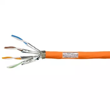 Tīkla kabelis LogiLink CPV0060 RJ45 Cat7 100 m Oranžs
