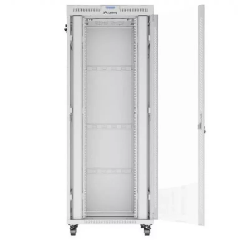 LANBERG 19 42U 800x1000 Brīvi stāvošs LCD stikla durvju skapis (FlatPack) (Spedīcijas piegāde)