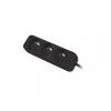 Lanberg PS0-03E-0300-BK 3m melns 3x 230V pagarinātājs ar 3 kontaktligzdām no pilna vara