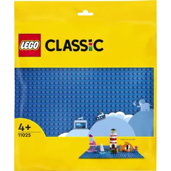 LEGO celtniecības plāksne 11025 — zila pamatne 32x32 izciļņi, 250×250 mm