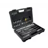 Stanley 80 daļu ligzdu komplekts 1/4, 3/8, 1/2 collas