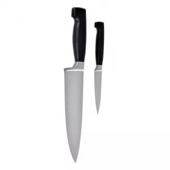 ZWILLING 35175-000-0 virtuves nažu komplekts — nerūsējošā tērauda asmeņi, melns rokturis, 95 mm platums, 420 mm garums