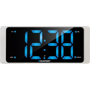 Blaupunkt CR16WH modinātājpulkstenis digitālais modinātājpulkstenis melns, balts