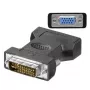 MicroConnect MONAJ dzimuma mainītājs DVI-I 24+5Pin uz HD15 Melns