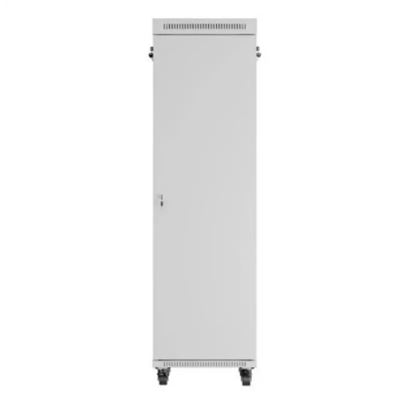 Brīvi stāvošs serveru skapis LANBERG FF01-6842-12SL 42U, 600×800 mm, 2121 mm, 1200 kg, IP20, pelēks