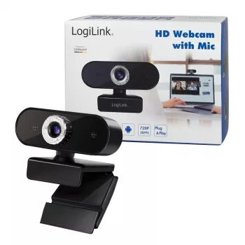 LogiLink UA0368 tīmekļkamera 1280 x 720 pikseļi