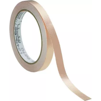 Vara ekranēšanas lente 3M Scotch 1245, 16,5 m × 25 mm, vadoša vara folijas lente