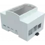 JOY-IT RPI CASE DIN4 - Korpuss Raspberry Pi 4, DIN sliede, Pelēks/caurspīdīgs (RB-CASEP4+07)