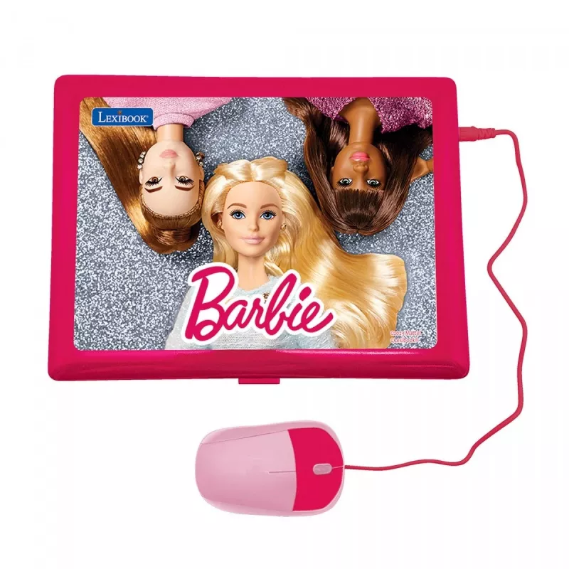 Izglītojošs bērnu klēpjdators Lexibook Barbie JC598BBi17 — divvalodu mācību rotaļlieta