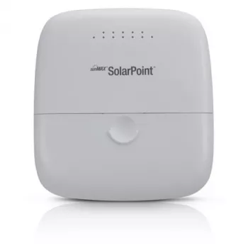 Ubiquiti Networks SunMAX SolarPoint WLAN maršrutētājs, vienas joslas (2,4 GHz), ātrs Ethernet, balts (SM-SP-40)