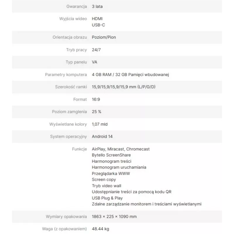 Avtek informācijas monitors DS2 75