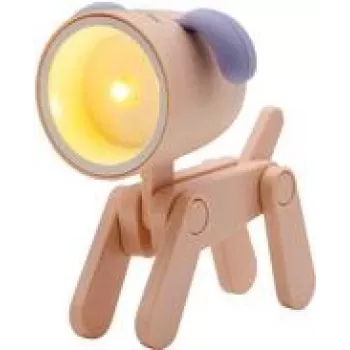 LED Galda Lampa RealPower 486314 Rozā 1 Spuldze Ar Bateriju