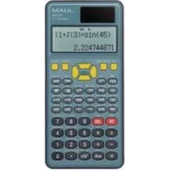 Maul MSC 417 galda kalkulators zils, melns displejs (cipari): 10, saules un bateriju barošana (P x A x D) 8.5 x 2.1 x 16.1 cm (7270790)