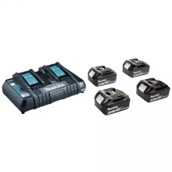 MAKITA barošanas komplekts 18V (BL1850Bx4+DC18RD) MAKPAC