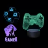 Galda LED lampa MANTA SNL122RGB RGB 3D gaismas dekorācija, krāsu mainoša RGB, USB barošana