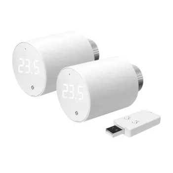 Shelly BLU TRV termostatgalva, WiFi/Bluetooth (2 gabali ar vadības bloku)