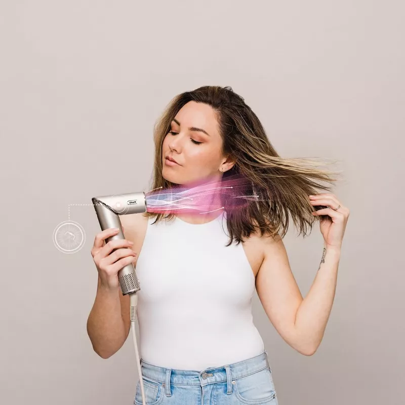 Shark FlexStyle 5-in-1 gaisa veidotājs un matu žāvētājs ar spolēm, plakanu suku, ovālu suku, sprauslu, difuzoru un uzglabāšanas maisu